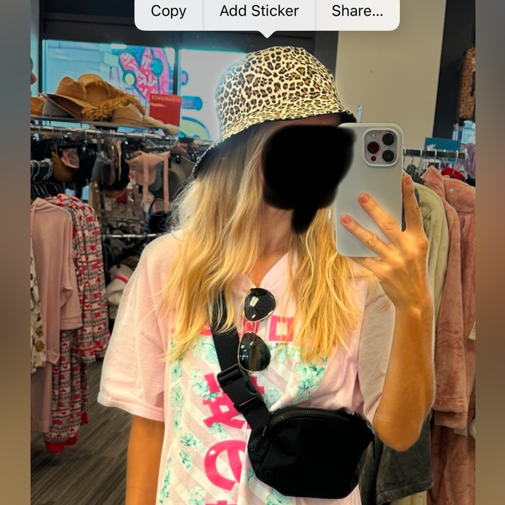 Vince Camaro leopard bucket hat